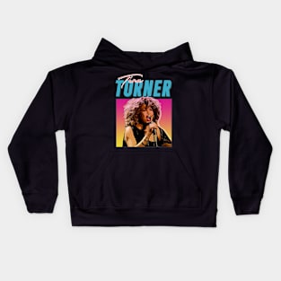 Tina Turner Retro 80s Style Kids Hoodie